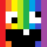 Rainbow Face - Male Minecraft Skins - image 3