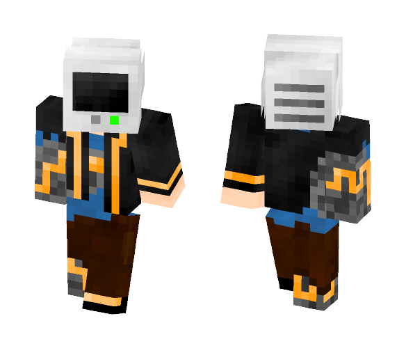 Dude with a Computer Head - Male Minecraft Skins - image 1