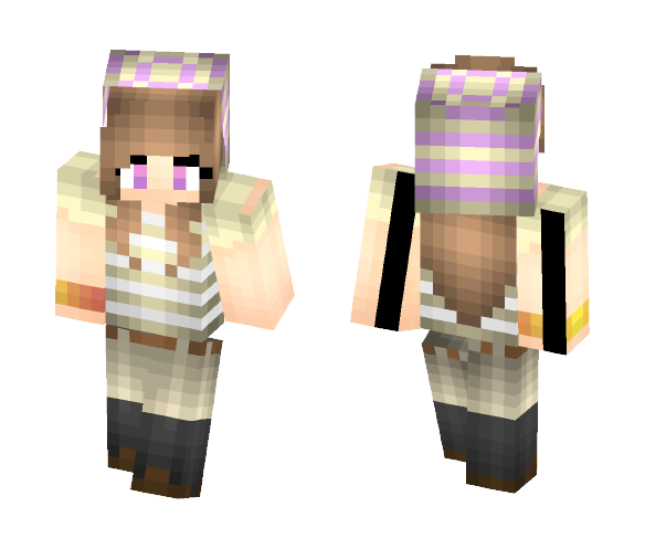 Casual Equine Attire: Brown - Female Minecraft Skins - image 1