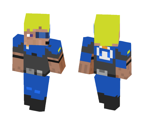 Overwatch Officer - Male Minecraft Skins - image 1