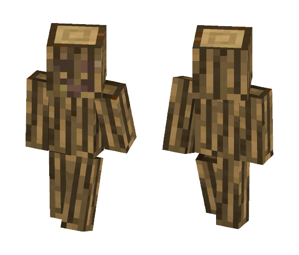 I wonder what's under the bark..? - Male Minecraft Skins - image 1
