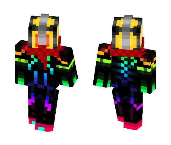 Desert Neon Bot - Male Minecraft Skins - image 1
