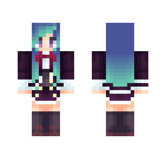 Miku Hatsune (school uniform) - Female Minecraft Skins - image 2