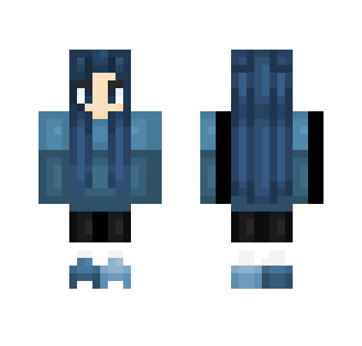 Blue very blue x3 ~_қэήżїїэ_ - Female Minecraft Skins - image 2