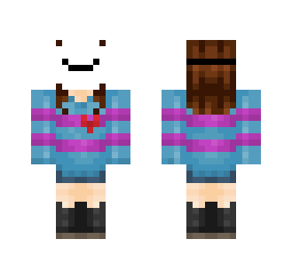 Cry-Frisk - Interchangeable Minecraft Skins - image 2