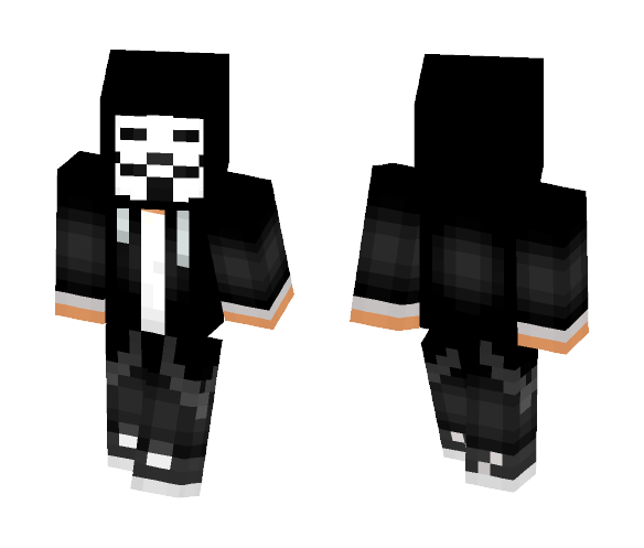 Hacker With Hoodie - Male Minecraft Skins - image 1