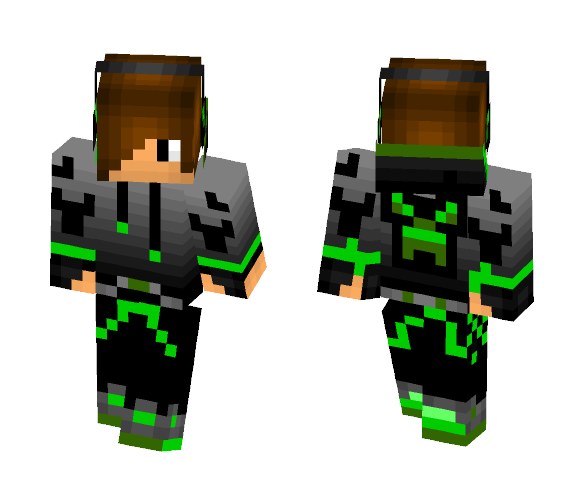Swag boy green - Boy Minecraft Skins - image 1