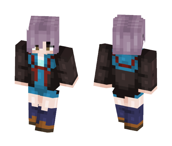 Yuki Nagato - Female Minecraft Skins - image 1