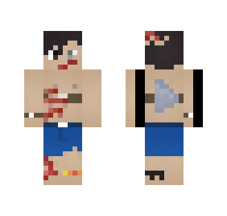 Beach Goer Gone Wrong - Male Minecraft Skins - image 2