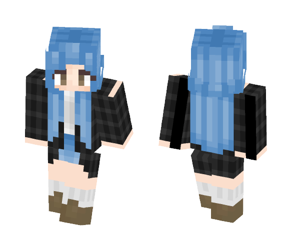 Plaid Coat - Female Minecraft Skins - image 1