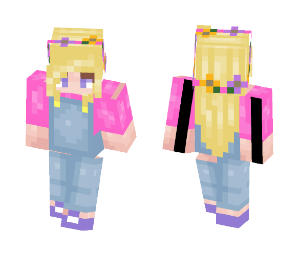overall queen // Shidoni - Female Minecraft Skins - image 1