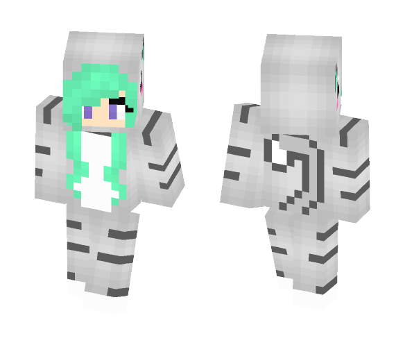 Kitty Onesie - Female Minecraft Skins - image 1