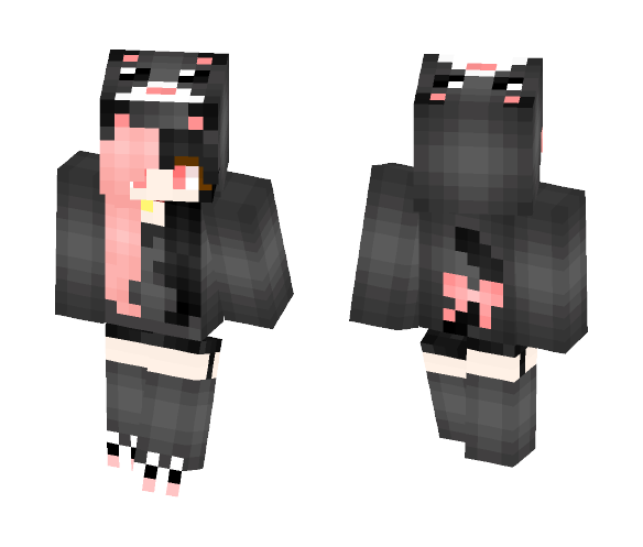 (^._.^)ﾉ ~Cat Girl~ ﾍ(^._.^) - Female Minecraft Skins - image 1