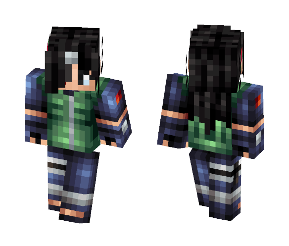 {Female Ninja With Sharingan} - Female Minecraft Skins - image 1