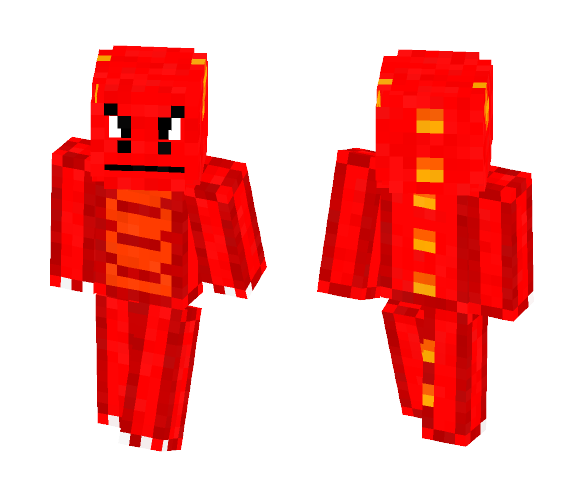 Lava The Fire Dragon - Male Minecraft Skins - image 1