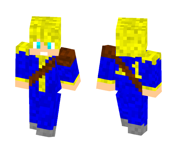 Fallout boy!/with leather armour - Male Minecraft Skins - image 1