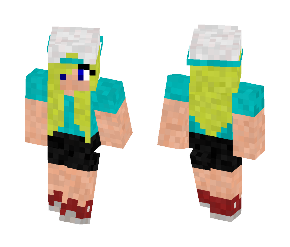 Snapback Girl - Girl Minecraft Skins - image 1