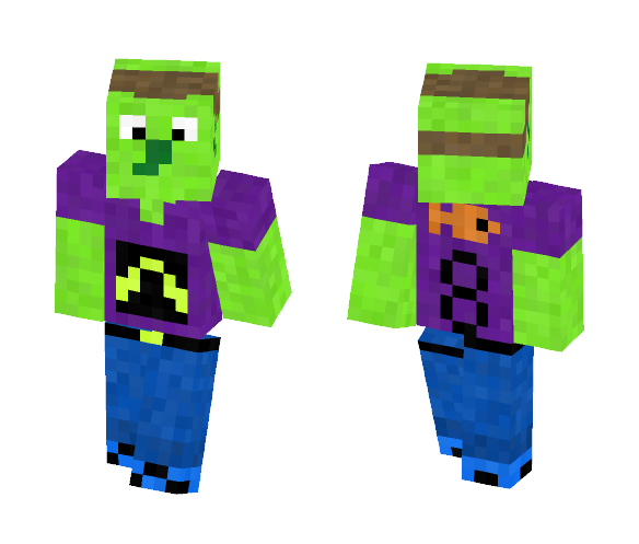 Crazy Monster Guy - Male Minecraft Skins - image 1