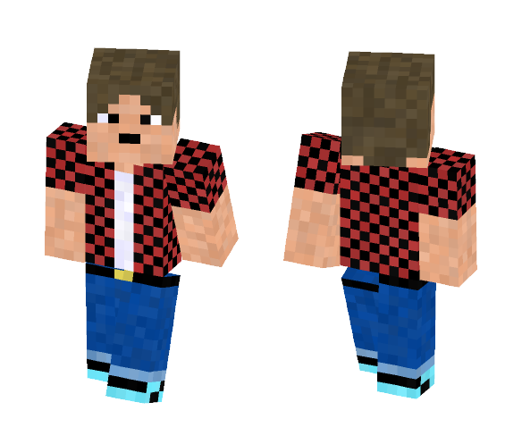 Checkered Shirt - Male Minecraft Skins - image 1
