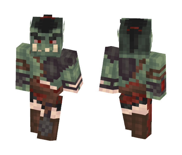 *Wiggles Eyebrows* - Orc - Interchangeable Minecraft Skins - image 1