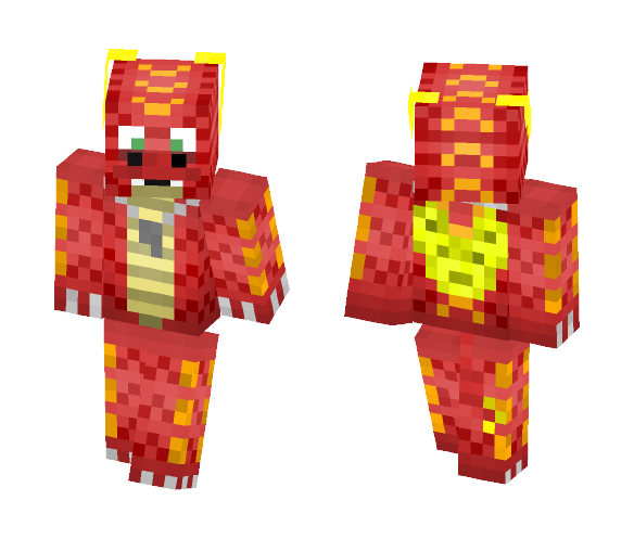 Red Dragon Modified - Male Minecraft Skins - image 1