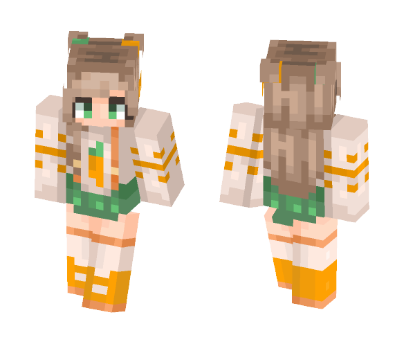 ≧ω≦ Molly ≧ω≦ Carrot Gal - Female Minecraft Skins - image 1
