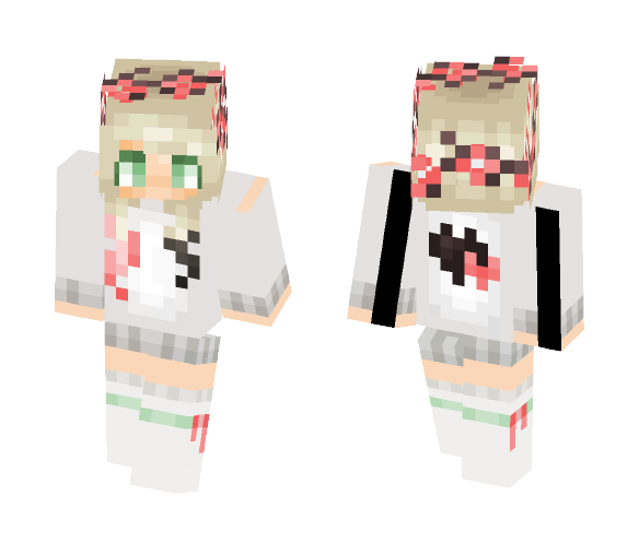 Heart-Sweater-Girl-Thing - Female Minecraft Skins - image 1