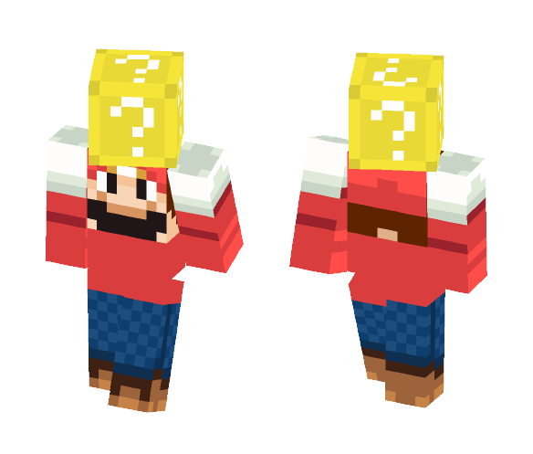 Mario got dat block! - Male Minecraft Skins - image 1
