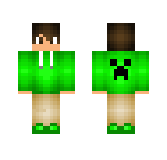 Creeper Hoodie Boy - Boy Minecraft Skins - image 2