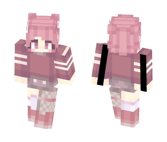 Pinky heart - Female Minecraft Skins - image 1
