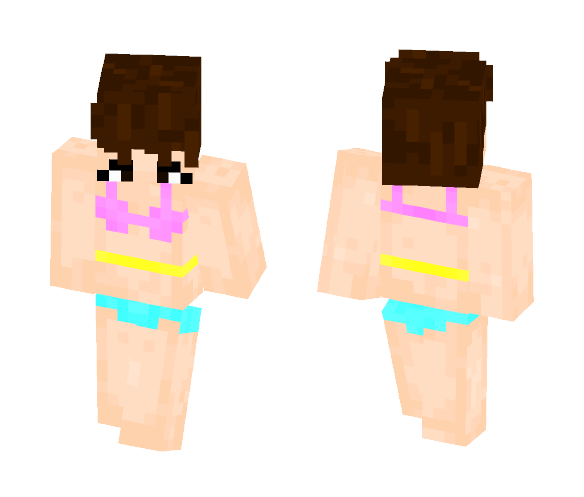 Bikini (OR SO YOU THINK) pan pride - Interchangeable Minecraft Skins - image 1