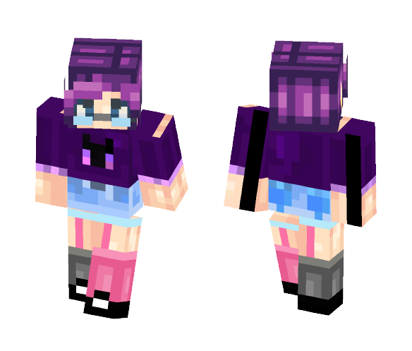 Cute Nerd (Don't Judge I'm New) - Female Minecraft Skins - image 1