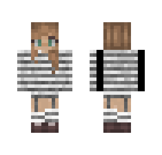 ~Stripes o3o - Female Minecraft Skins - image 2