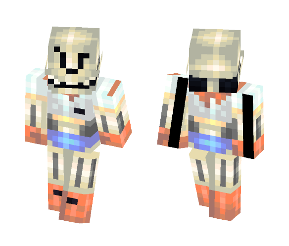 Undertale Papyrus (remake) - Male Minecraft Skins - image 1