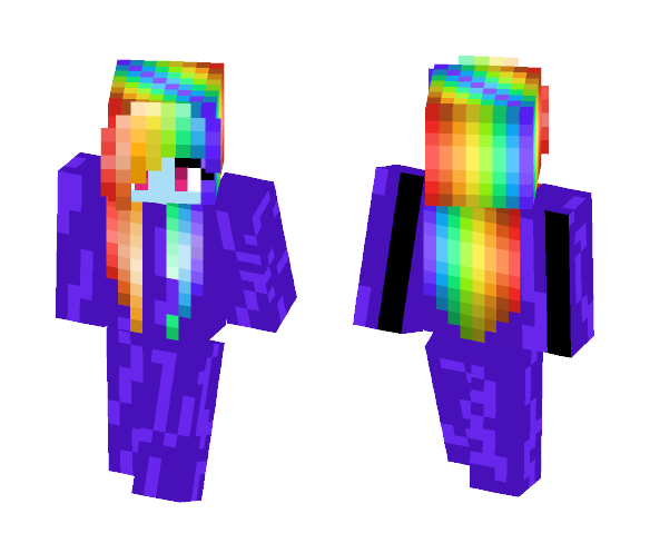 Wansie Rainbow Dash - Female Minecraft Skins - image 1