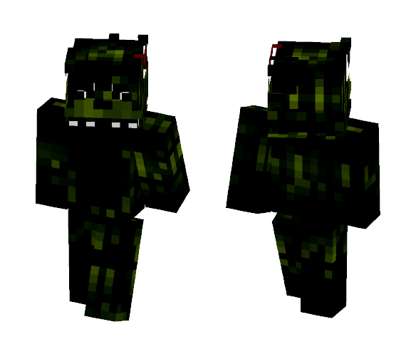 FNAF 3 - Phantom Freddy - Male Minecraft Skins - image 1