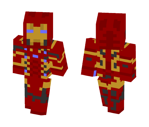 Iron man (Civil War) - Iron Man Minecraft Skins - image 1