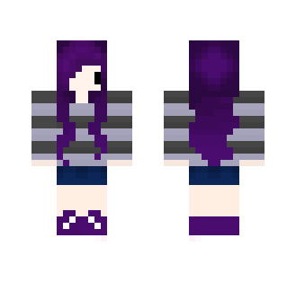 Dark Purple Girl - Girl Minecraft Skins - image 2