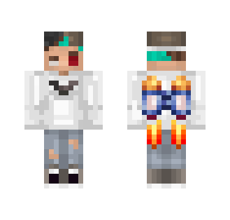 Huh?? Awesome Jetpack Boy - Boy Minecraft Skins - image 2