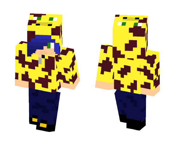 Giraffe Hoodie Skin - Male Minecraft Skins - image 1