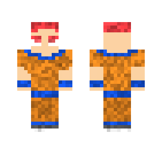 SSG Goku (30th skin!) - Male Minecraft Skins - image 2