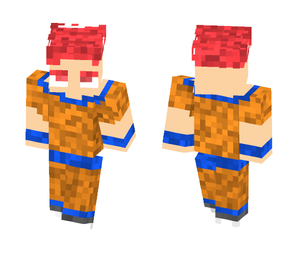 SSG Goku (30th skin!) - Male Minecraft Skins - image 1