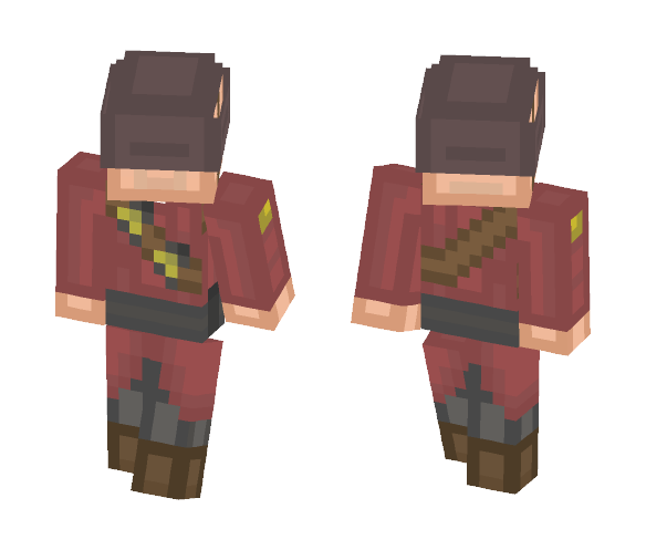 Soldier (TF2) - Male Minecraft Skins - image 1