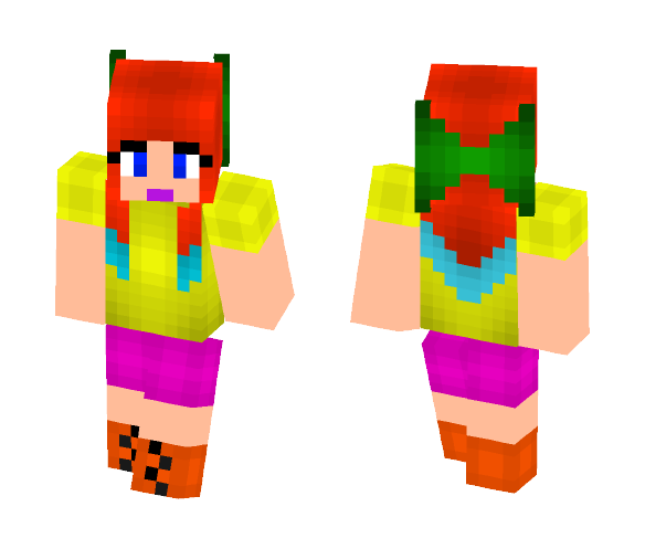 red-headed me - Female Minecraft Skins - image 1