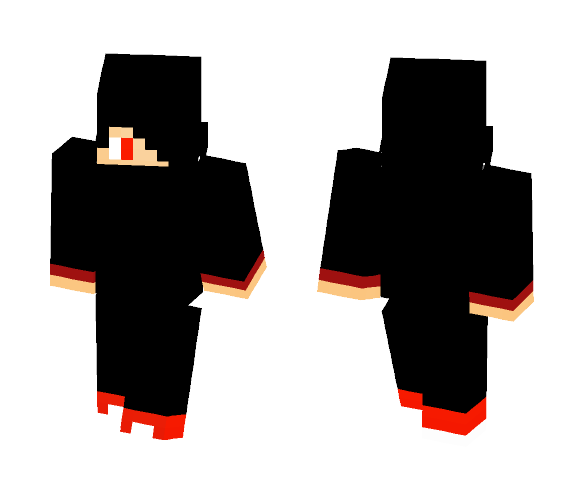 Red and Black Human - Male Minecraft Skins - image 1