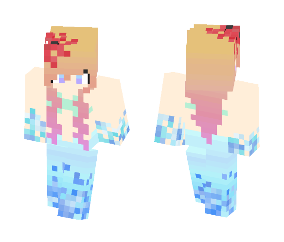 Mermaid Girl :3 - Girl Minecraft Skins - image 1