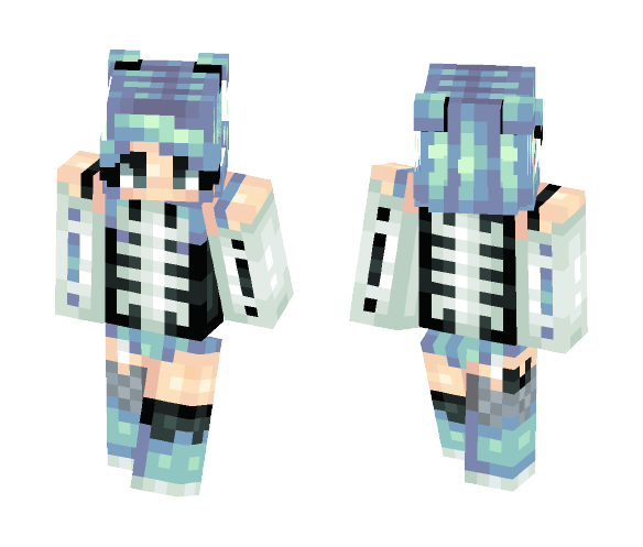 –«Skeeeelle»– - Female Minecraft Skins - image 1