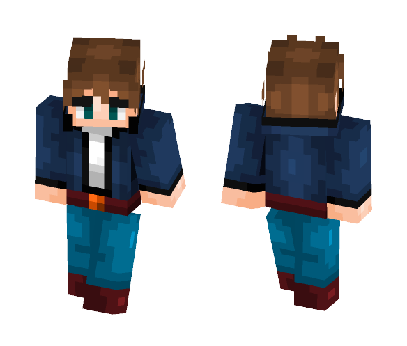 Boy in a jacket - Boy Minecraft Skins - image 1