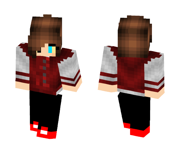 Red College Girl - Girl Minecraft Skins - image 1