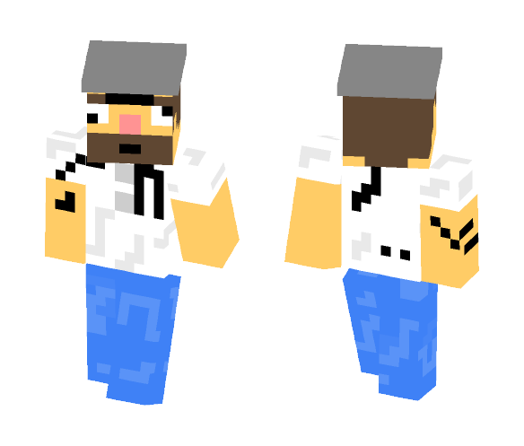 Crazy Dave PvZ 2: It's about time - Male Minecraft Skins - image 1